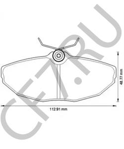 C2C8342 Комплект тормозных колодок, дисковый тормоз DAIMLER в городе Тюмень