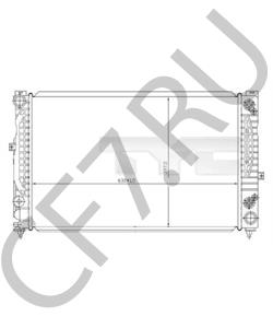 8D0121251BB Радиатор, охлаждение двигателя VW/SEAT в городе Тюмень