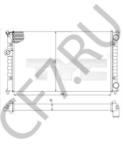 1H0121253R Радиатор, охлаждение двигателя VW/SEAT в городе Тюмень