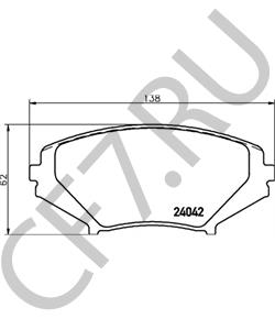 MDK0250 Комплект тормозов, дисковый тормозной механизм Bugatti в городе Тюмень