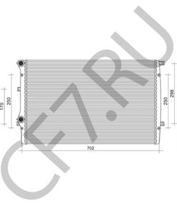 1K0121251DN Радиатор, охлаждение двигателя VW/SEAT в городе Тюмень