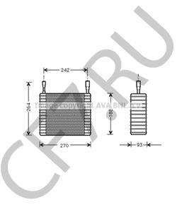 E60Z19860A Испаритель, кондиционер LINCOLN в городе Тюмень