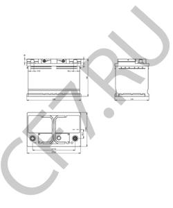 000915105DG Стартерная аккумуляторная батарея SEAT в городе Тюмень