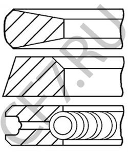353GC2142 Комплект поршневых колец MACK в городе Тюмень