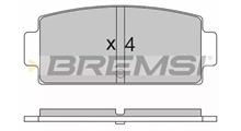 LIGIER Комплект тормозных колодок, дисковый тормоз