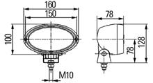 MASSEY FERGUSON Фара рабочего освещения