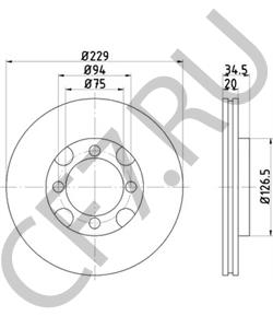 GB4033251 Тормозной диск MAZDA в городе Тюмень