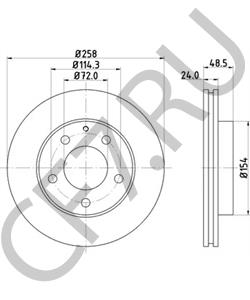 F32Z1125A Тормозной диск MAZDA в городе Тюмень