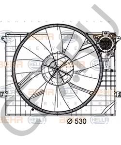 220 500 00 93 Вентилятор, охлаждение двигателя MERCEDES-BENZ в городе Тюмень