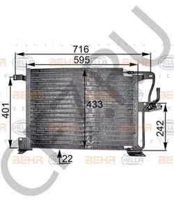 55005016 Конденсатор, кондиционер JEEP в городе Тюмень