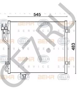 55037465AA Конденсатор, кондиционер JEEP в городе Тюмень