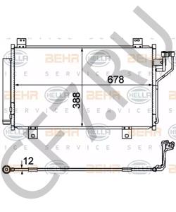 GHR1-61-480 Конденсатор, кондиционер MAZDA в городе Тюмень