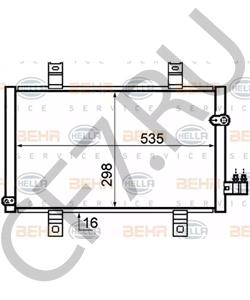 F151-61-480 Конденсатор, кондиционер MAZDA в городе Тюмень