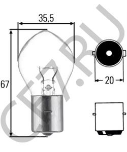 000 02134 Лампа накаливания, фара рабочего освещения STEINBOCK в городе Тюмень