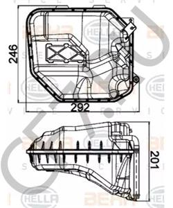 7L0 121 407 F Компенсационный бак, охлаждающая жидкость SEAT в городе Тюмень