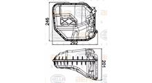 SEAT Компенсационный бак, охлаждающая жидкость