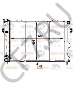 52005172 Радиатор, охлаждение двигателя JEEP в городе Тюмень