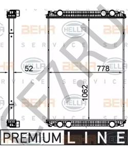 BHT 98476 Радиатор, охлаждение двигателя Freightliner в городе Тюмень