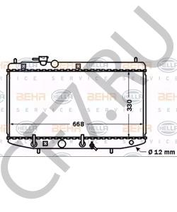 16400-87142-000 Радиатор, охлаждение двигателя DAIHATSU в городе Тюмень